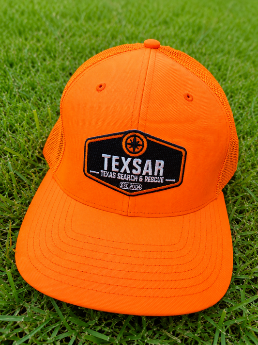 Blaze Trucker Hat - Orange cap and bill