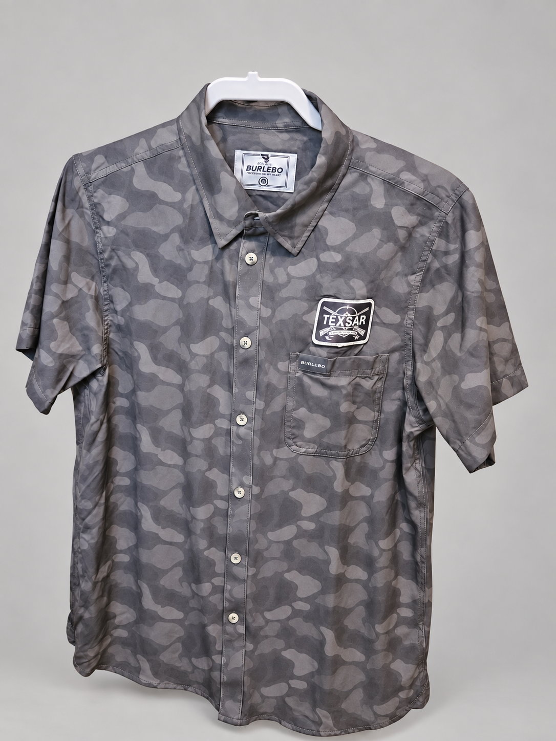 Burlebo Clay Shoot Button Down (Gray)