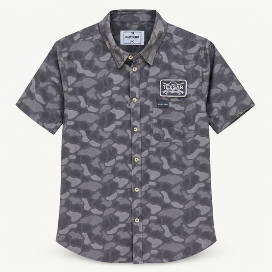 Burlebo Clay Shoot Button Down (Gray)